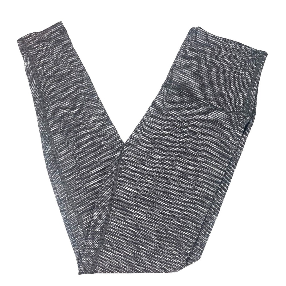 Lululemon Women's Ankle Leggings Size 4 Waist 25" Inseam 31" Gray
